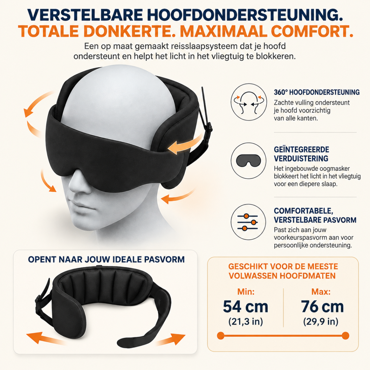 Verstelbare hoofdband
